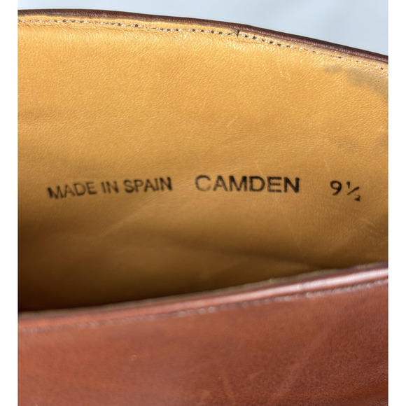 Mezlan Camden Leather Ankle Boots Mens 9.5 Brown Lace Up Made in Spain main image 4